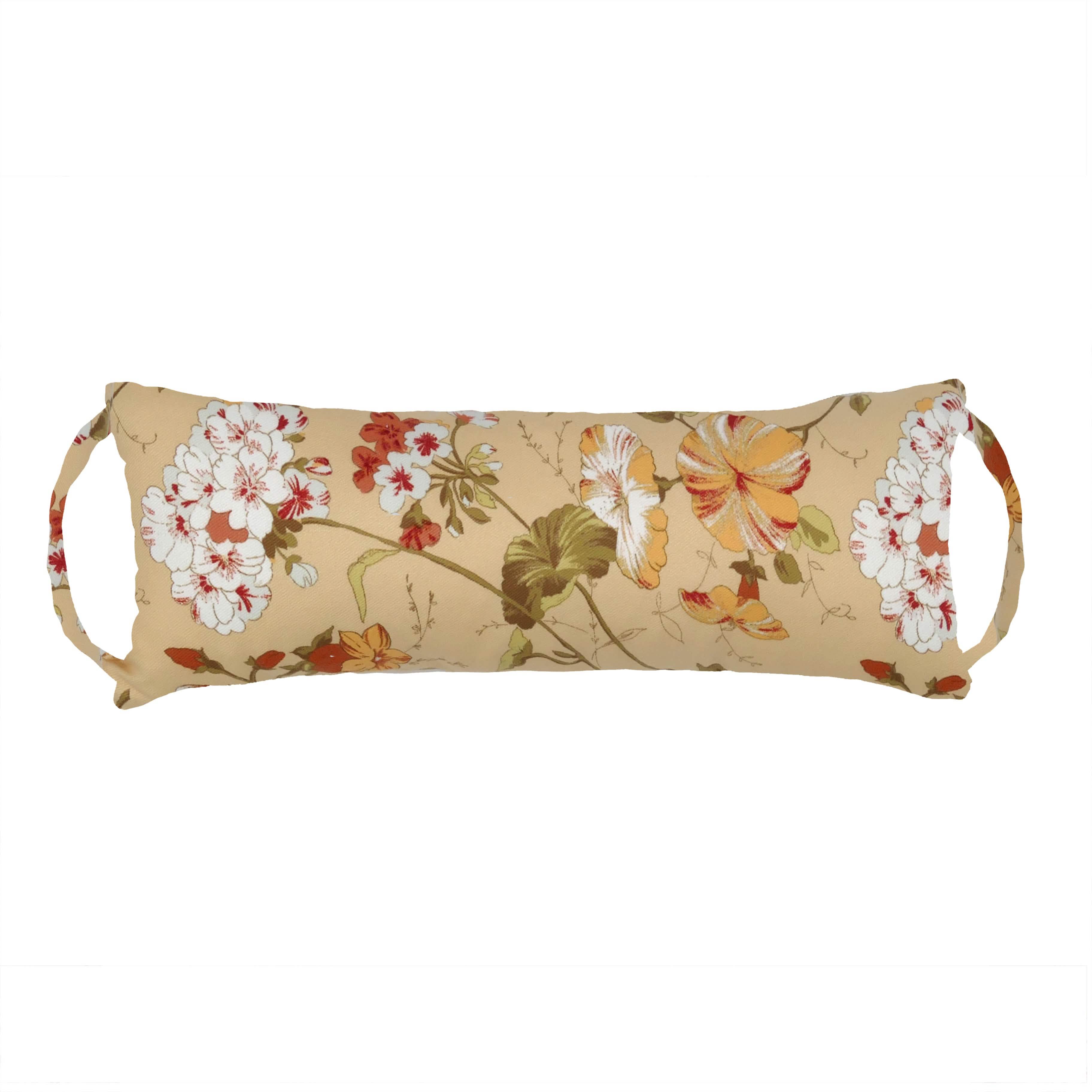 Mimosa Floral Rocker Back Extender Pillow Headrest Pillow
