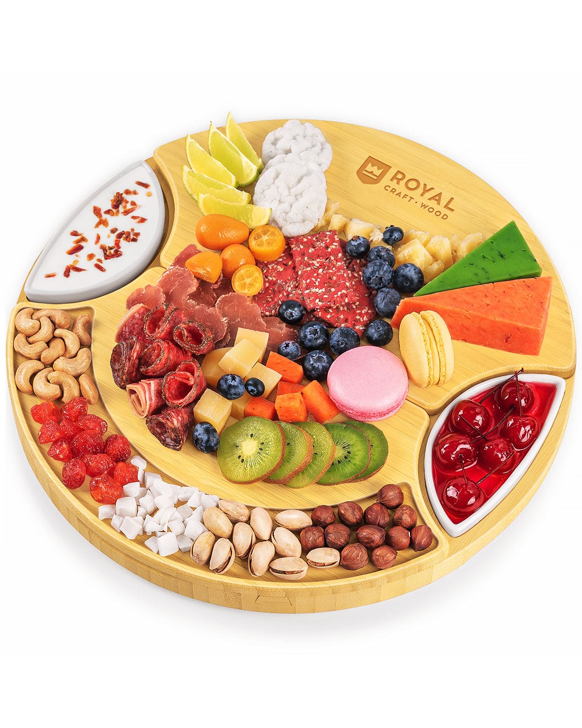 Cheese Board Set, Round - Includes Serving Tools