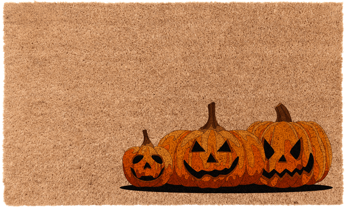 Halloween Pumpkins Doormat - 18 x 30 - Coco Choir