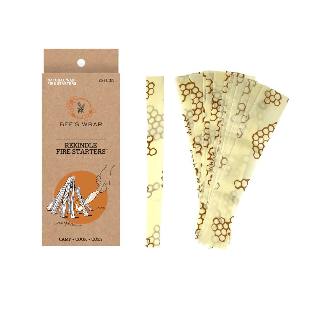Bee's Wrap Food Storage - Waxed Cotton Cloth, 3-Pack