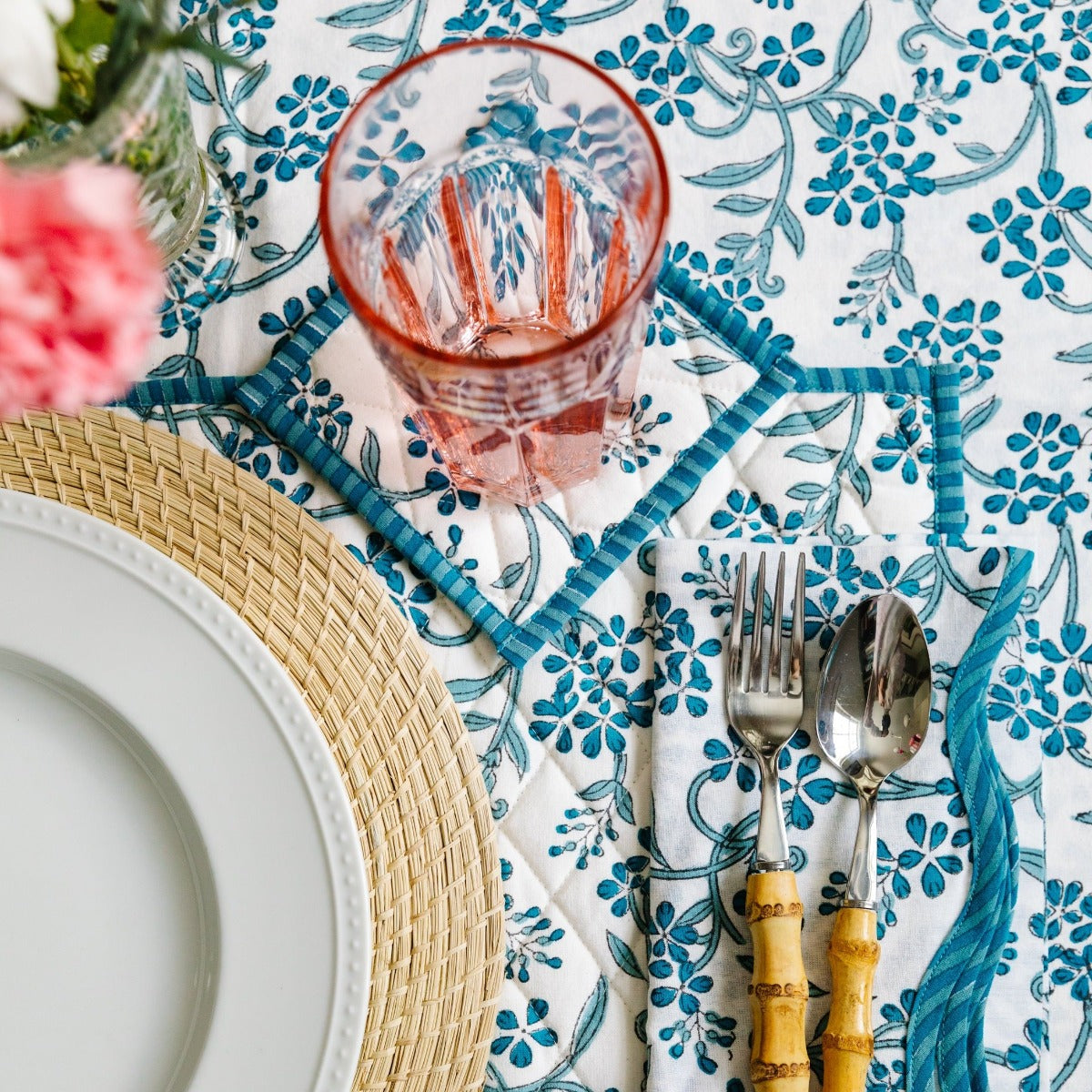 Sanibel 86" Round Tablecloth