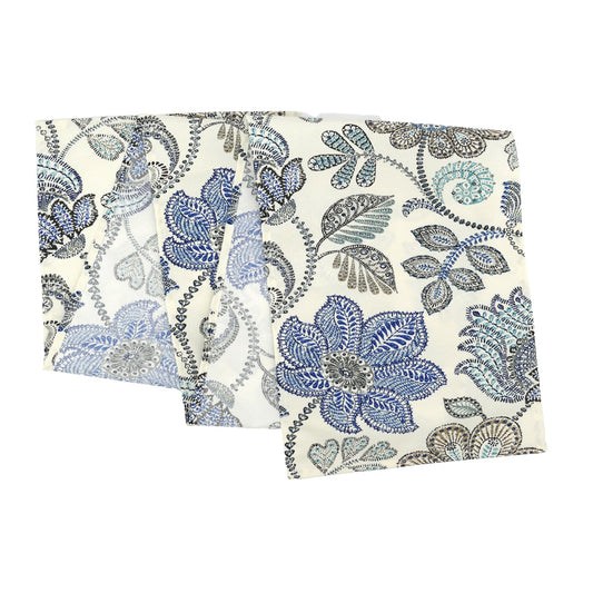 Boutique Blue Floral 72" Table Runner - Rectangle