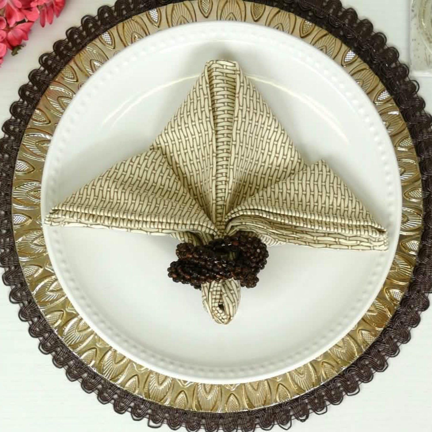 basketweave cloth napkins