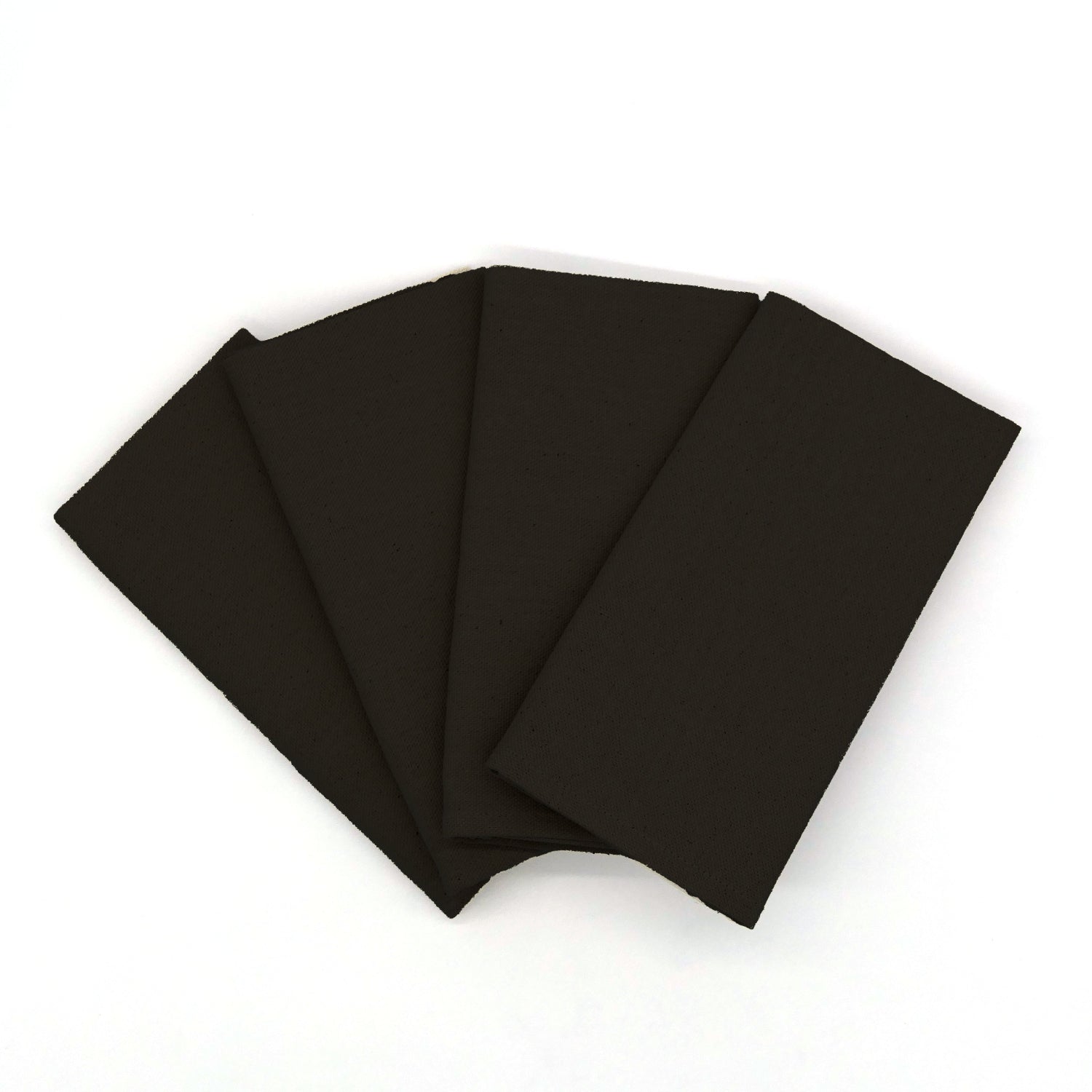 black cotton napkins