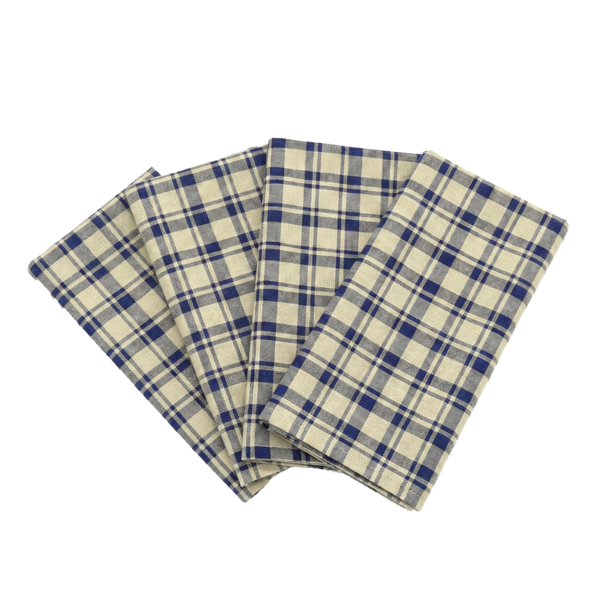 Montgomery Blue Cloth Napkins Set of 4 or Set of 8