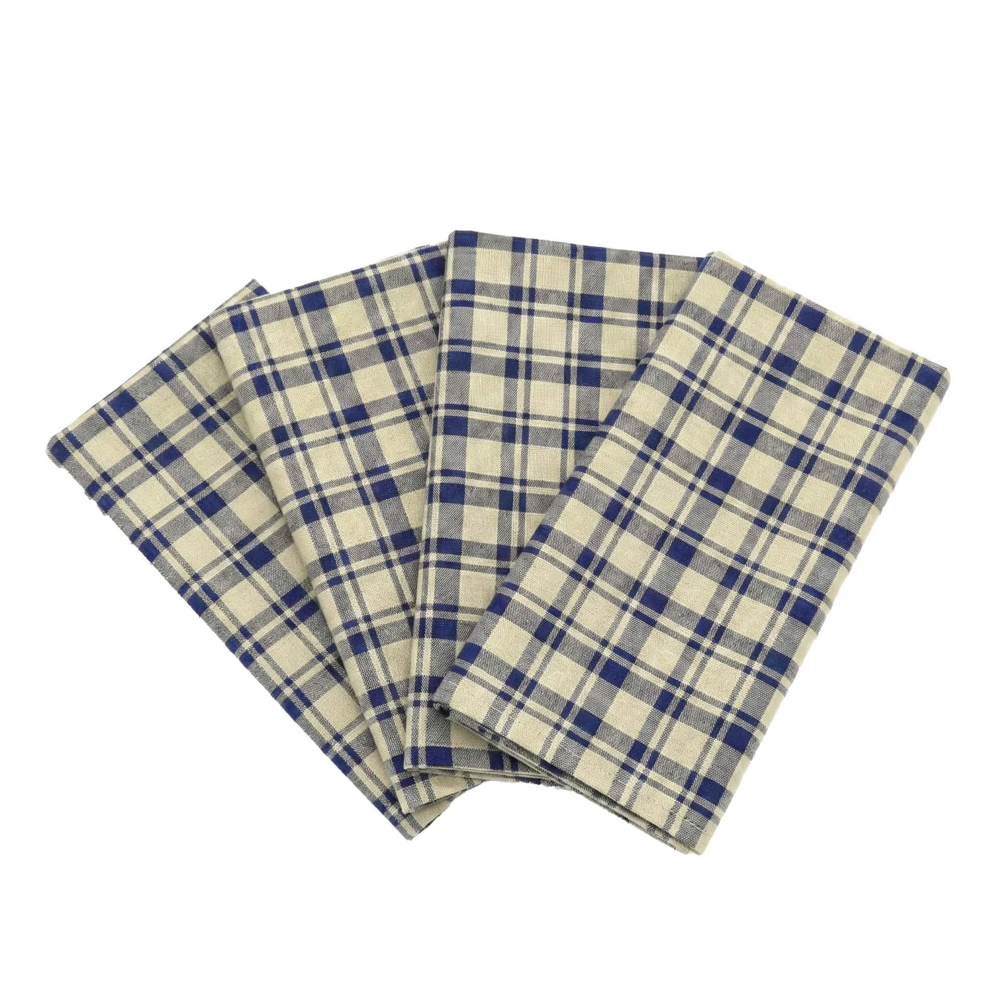 Montgomery Blue Cloth Napkins Set of 4 or Set of 8