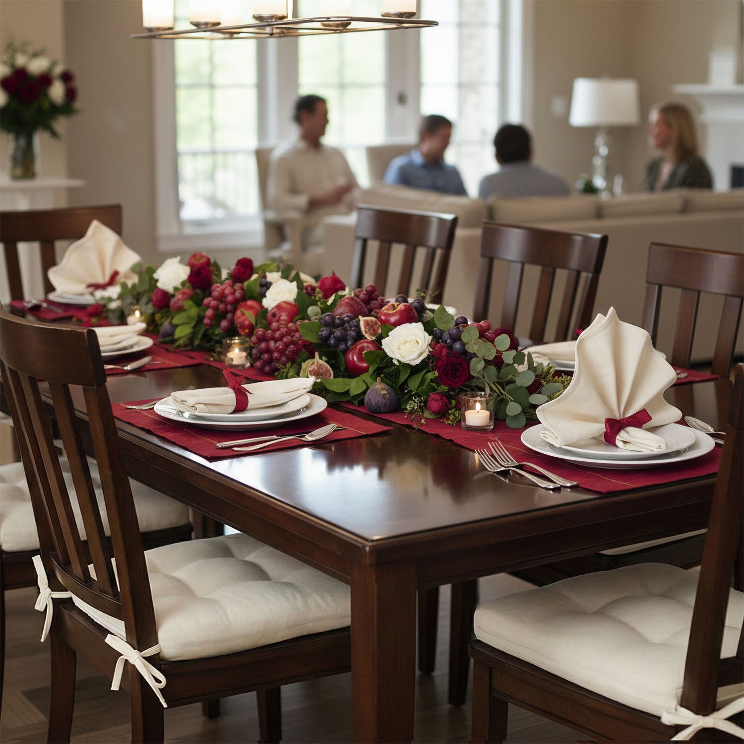 Cotton Duck Natural Napkins Set of 4 or Set of 8