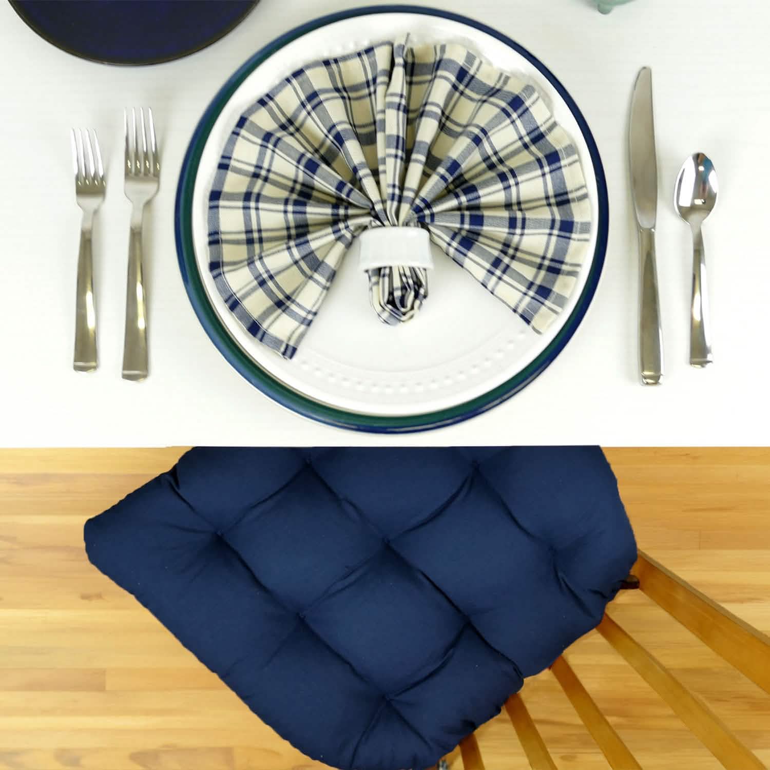 Montgomery Blue Cloth Napkins Set of 4