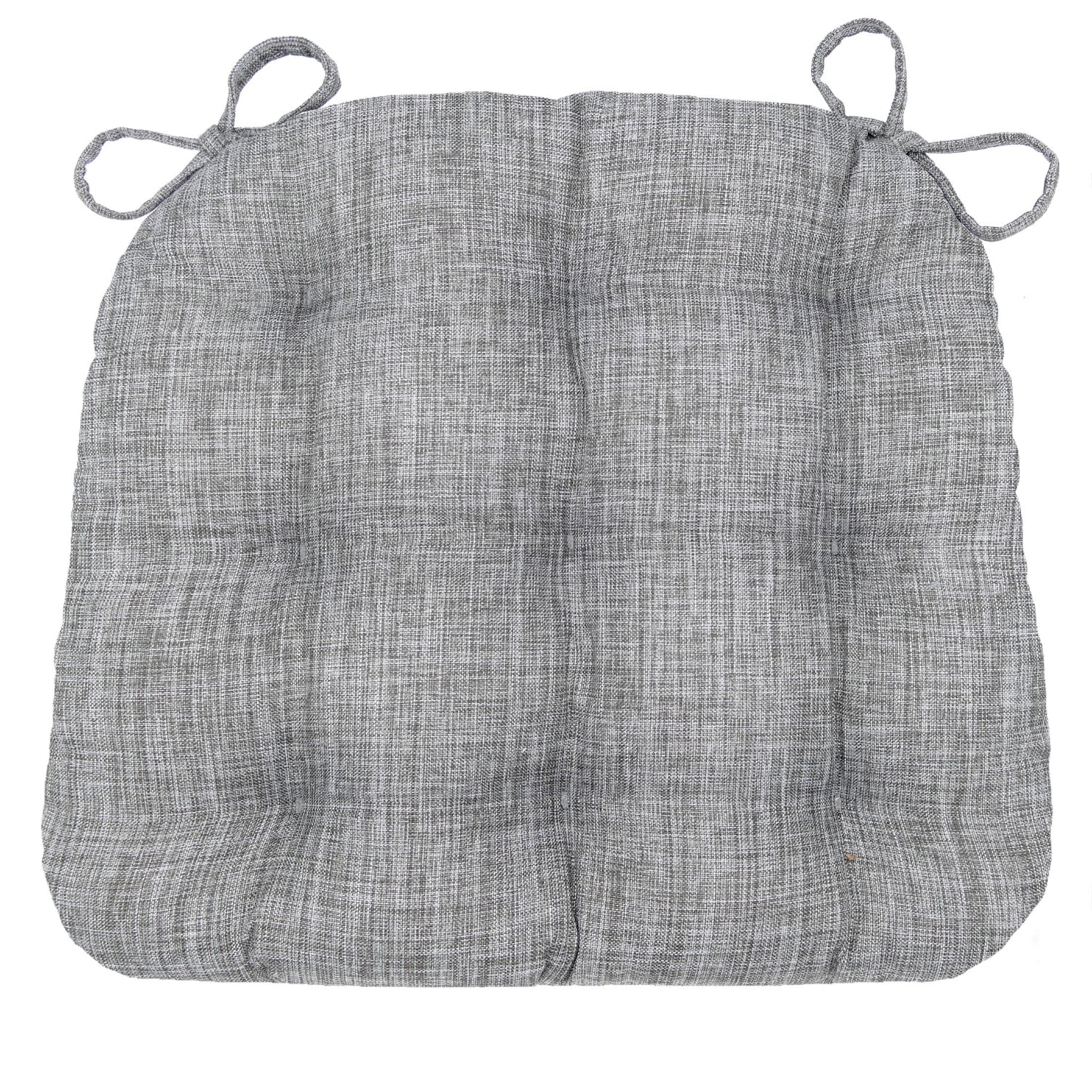 Hayden Pewter Grey Dining Chair Cushions - Barnett Home Decor - Grey - Smoke - Silver - Gun Metal