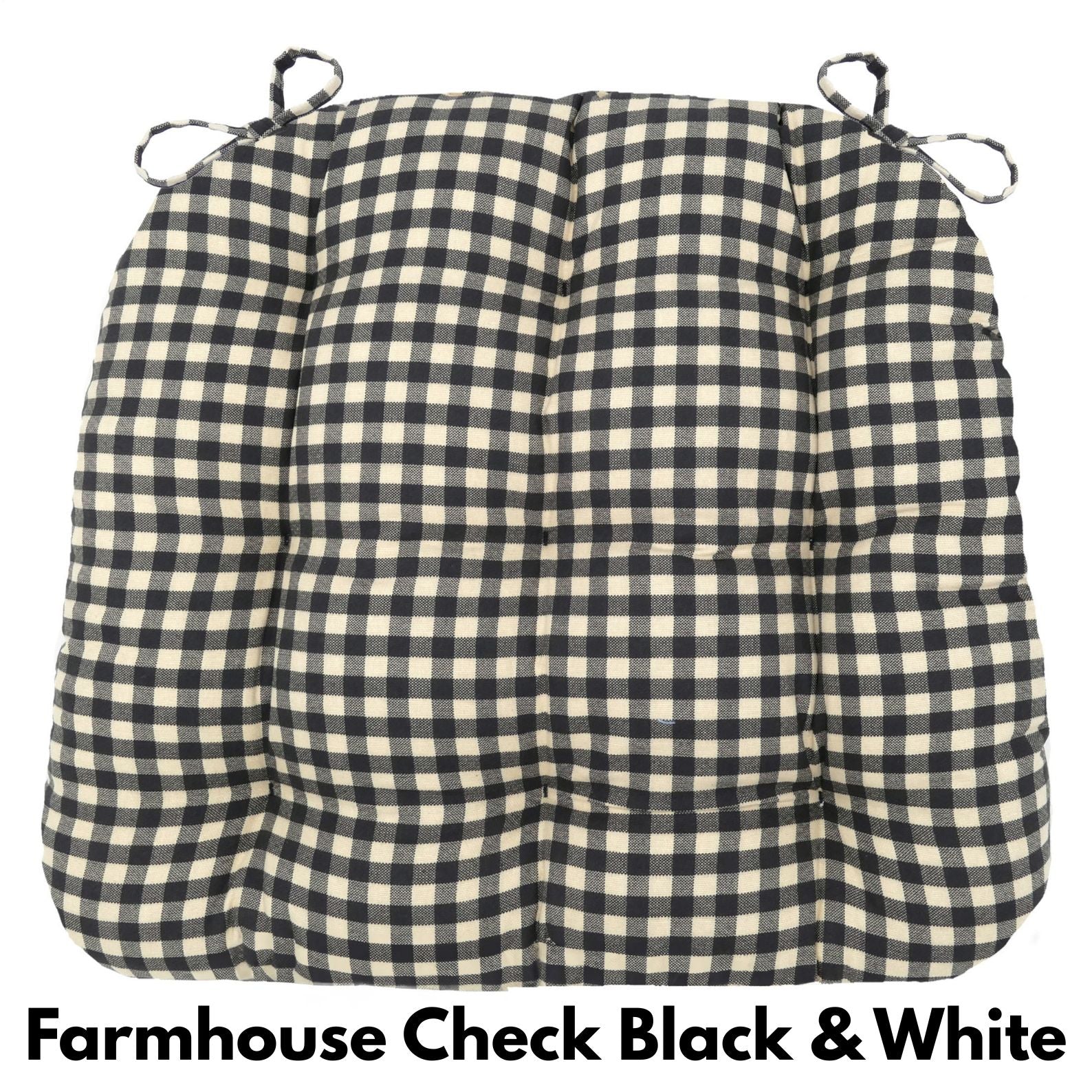 Americana Dining Chair Cushions — Made in USA, 100% Cotton