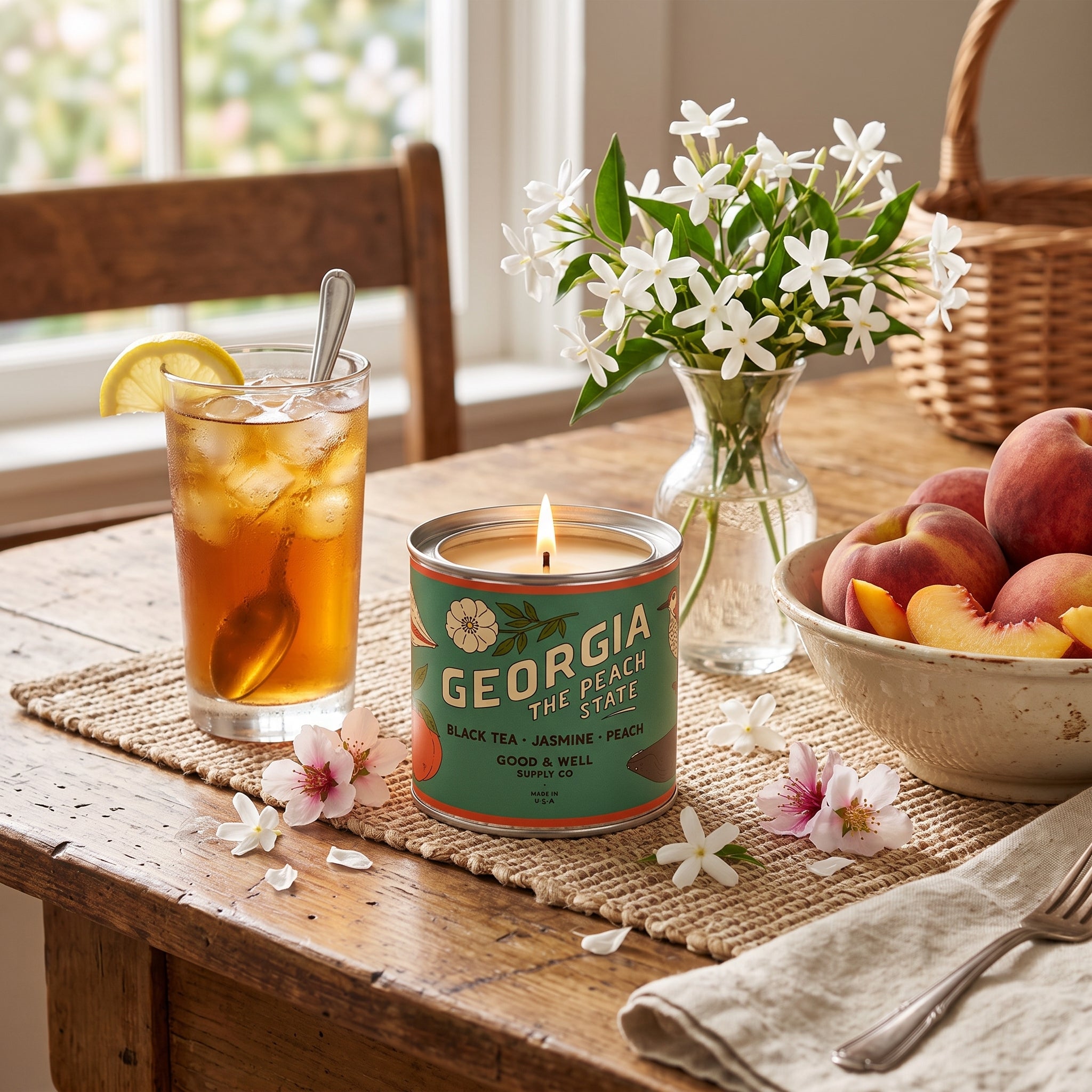 Georgia State Candle