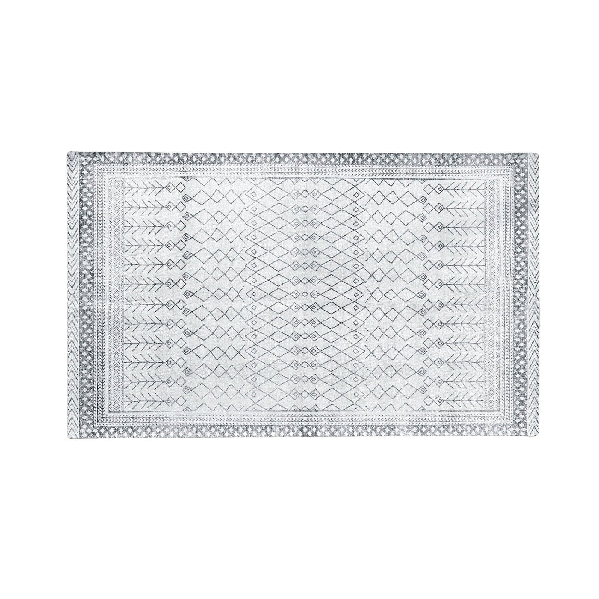 Distressed Moroccan Machine Washable Accent Area Rug 5' x 7' - Neve Collection