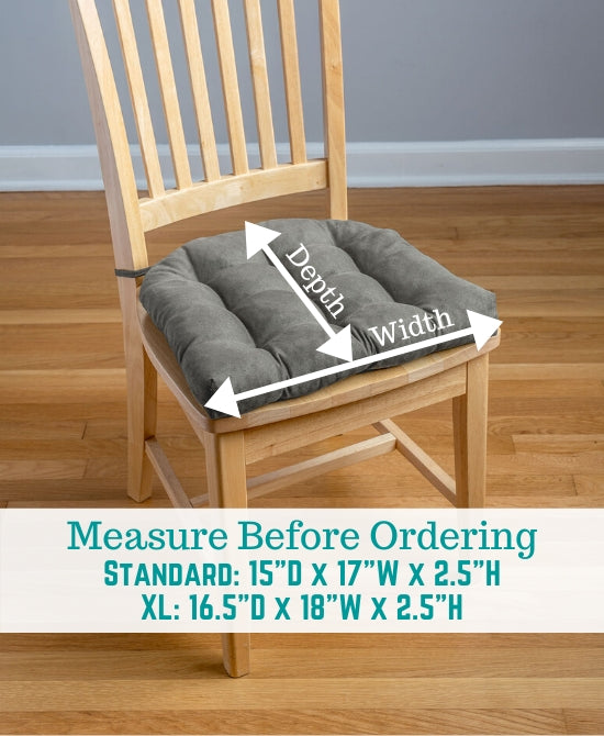How to measure you dining chair for Barnett Home Decor dining chair pads