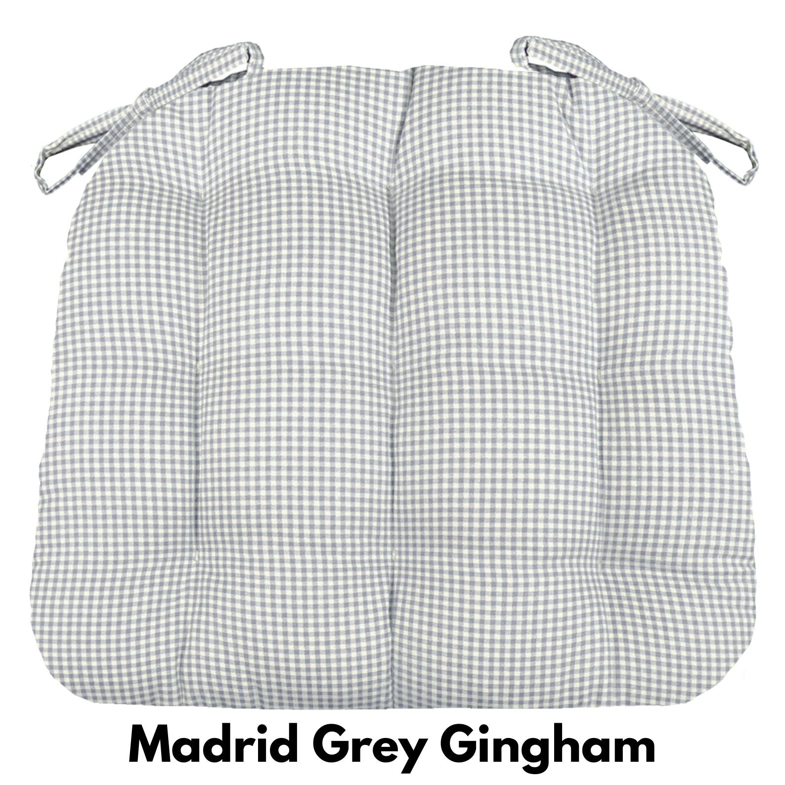 Americana Dining Chair Cushions — Made in USA, 100% Cotton