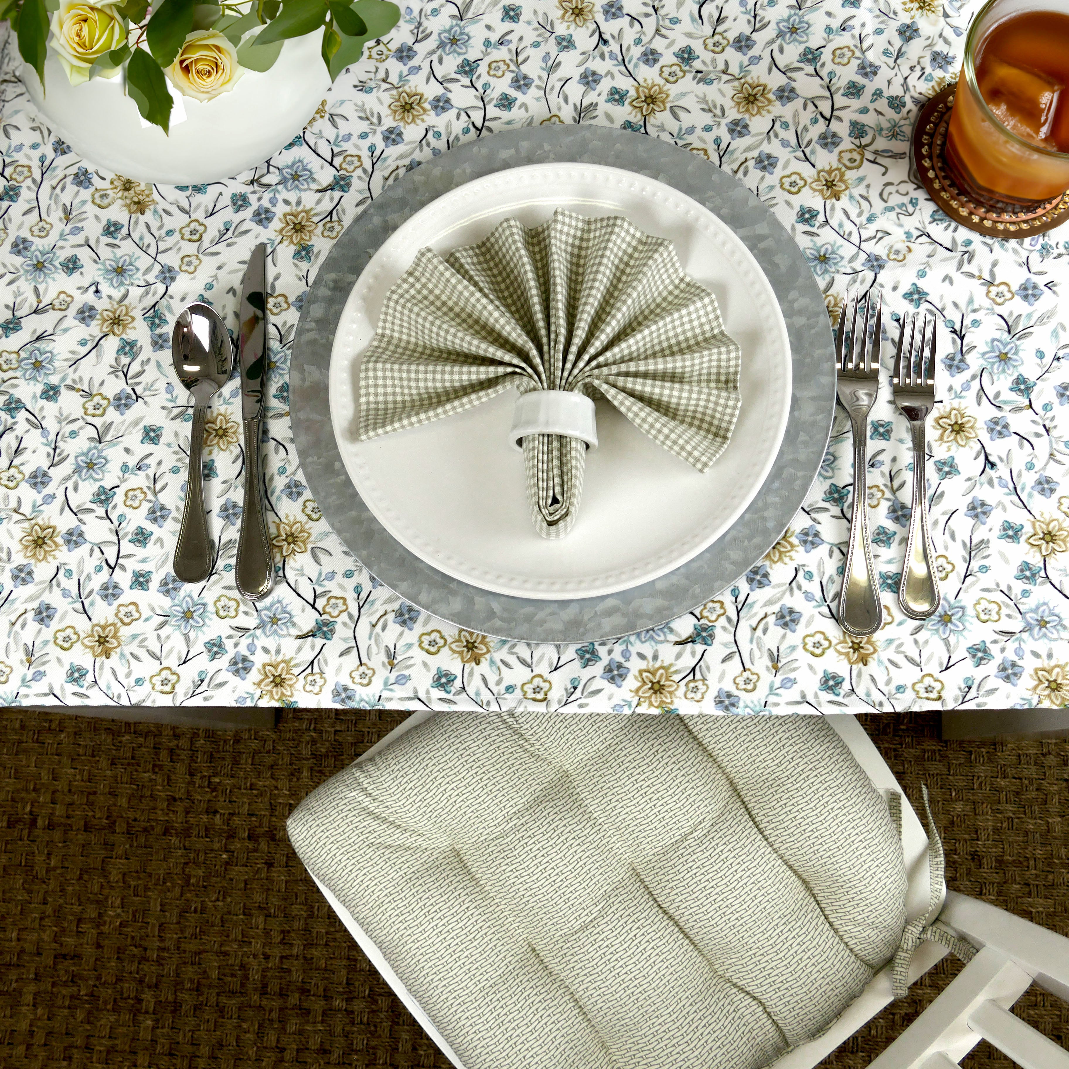 Madrid Grey Cloth Napkins Set of 4