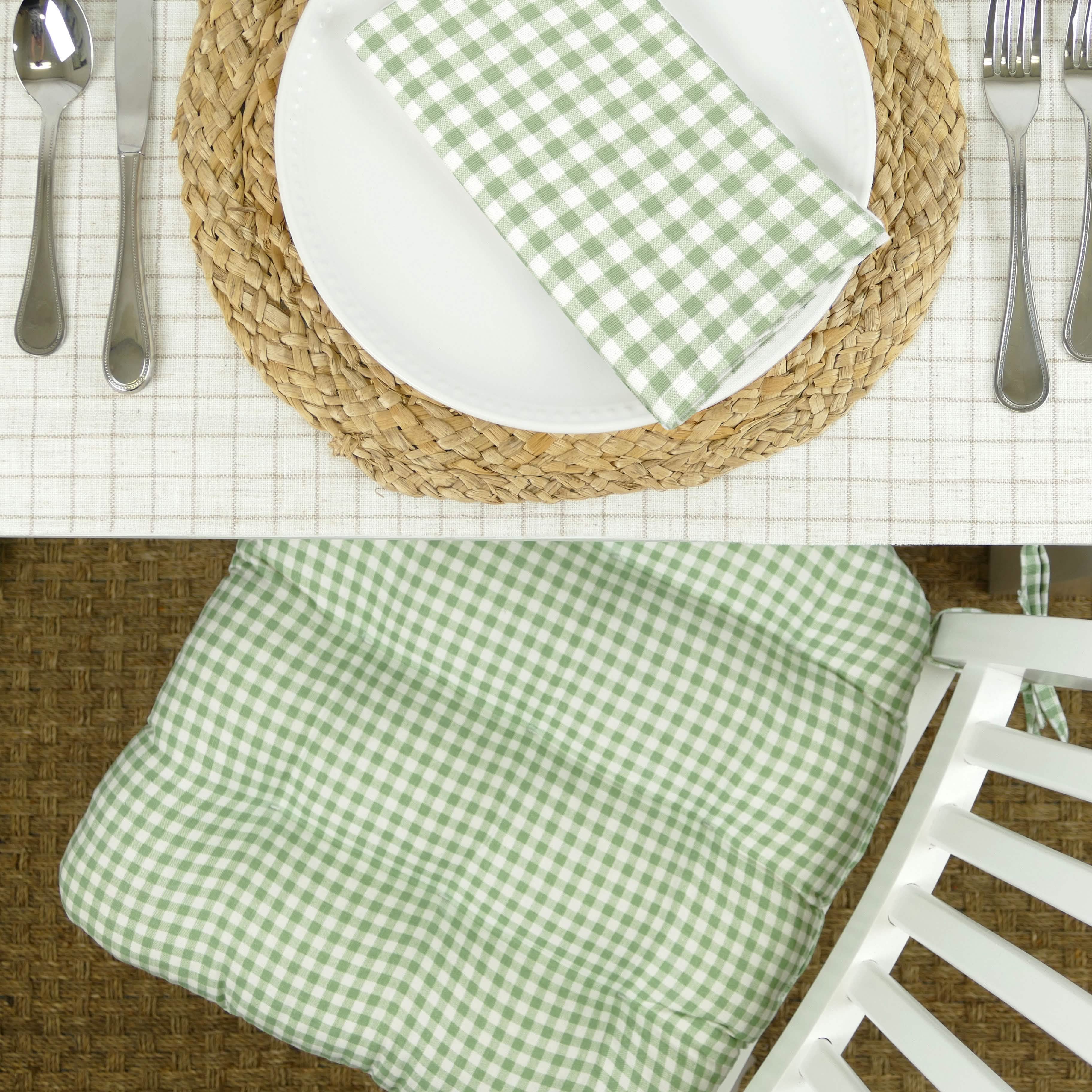 Madrid Sage Green Cloth Napkins - Set of 8