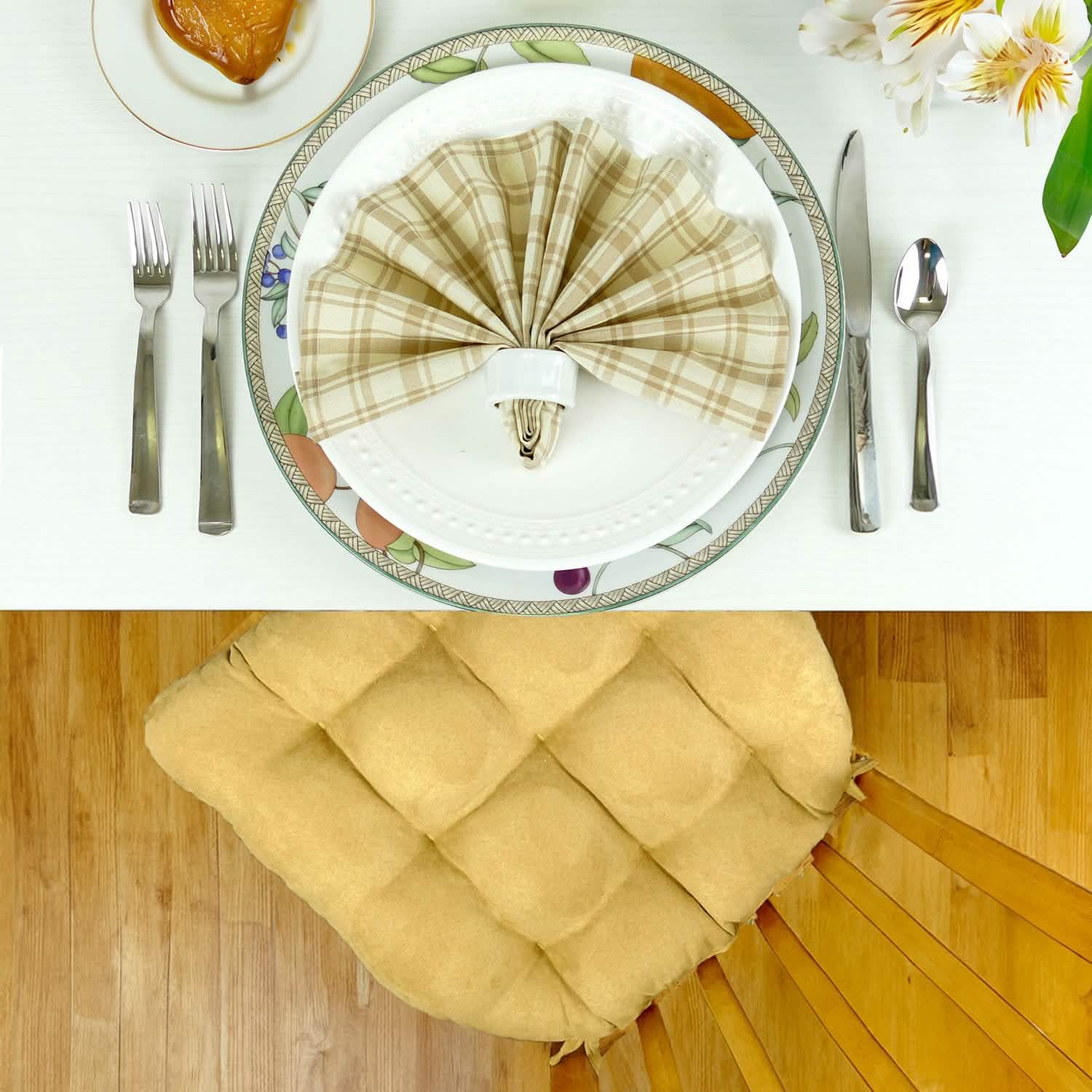 Montgomery Natural Cloth Napkins Set of 4 or Set of 8