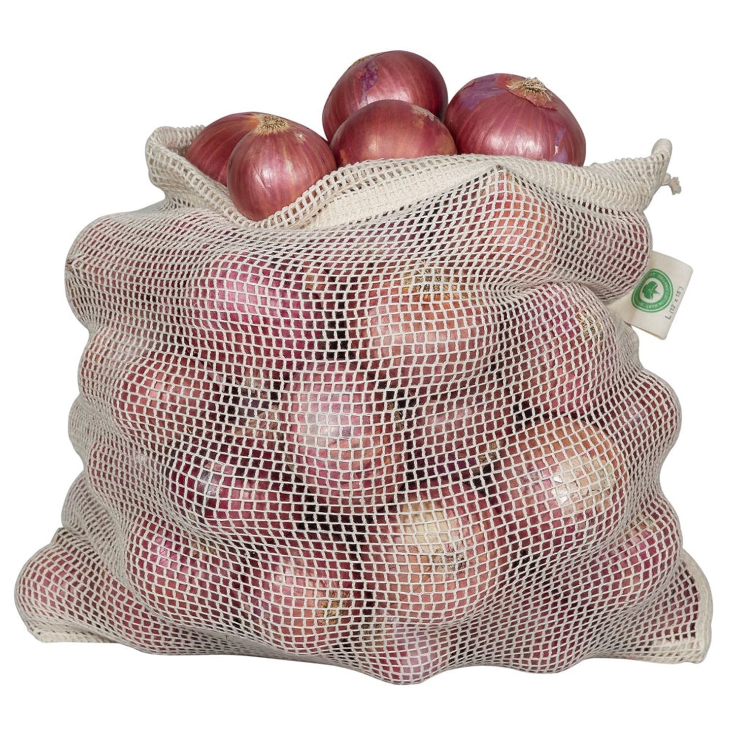 Mesh Produce Bags - Organic Cotton - 6 Bag Set