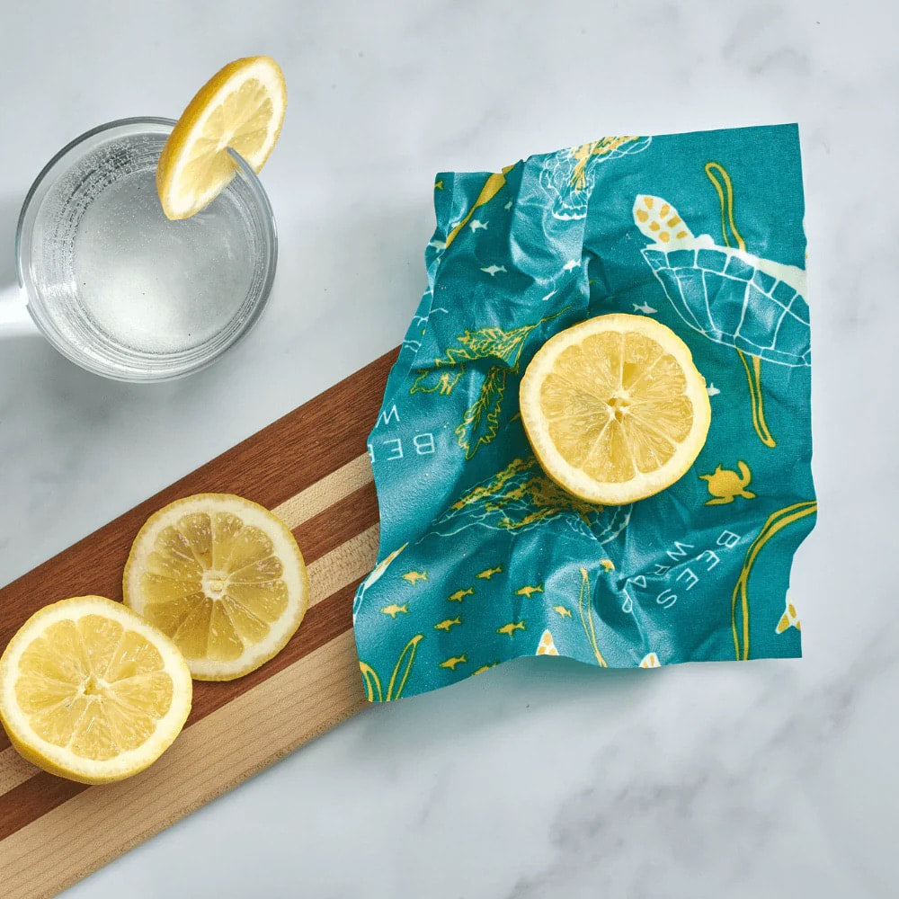 Bee's Wrap Food Storage - Waxed Cotton Cloth, 3-Pack