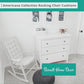 Cotton Duck Bluebell Rocking Chair Cushions - Never Flatten Tufted Rocker Chair Cushion Set