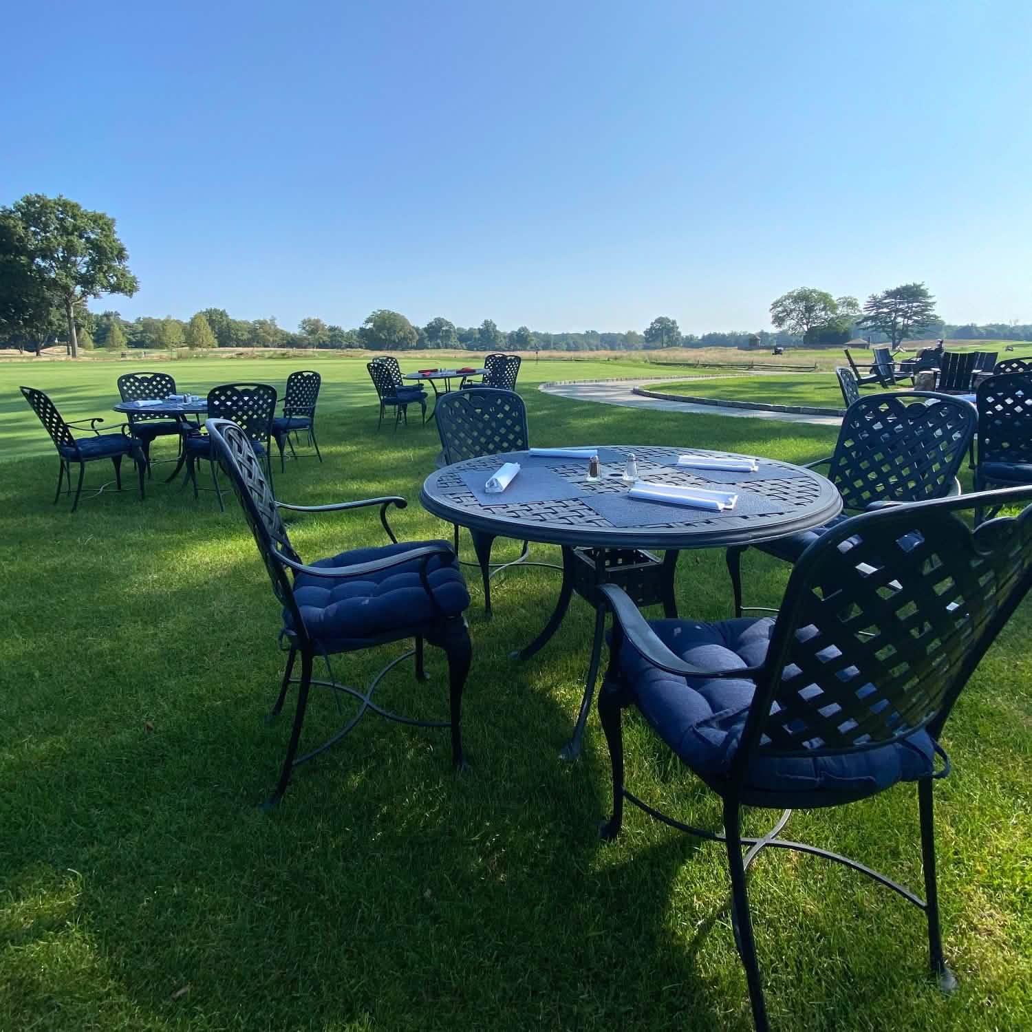 outdoor dining chair cushions in dark blue midnight blue rave indigo patio chair cushions