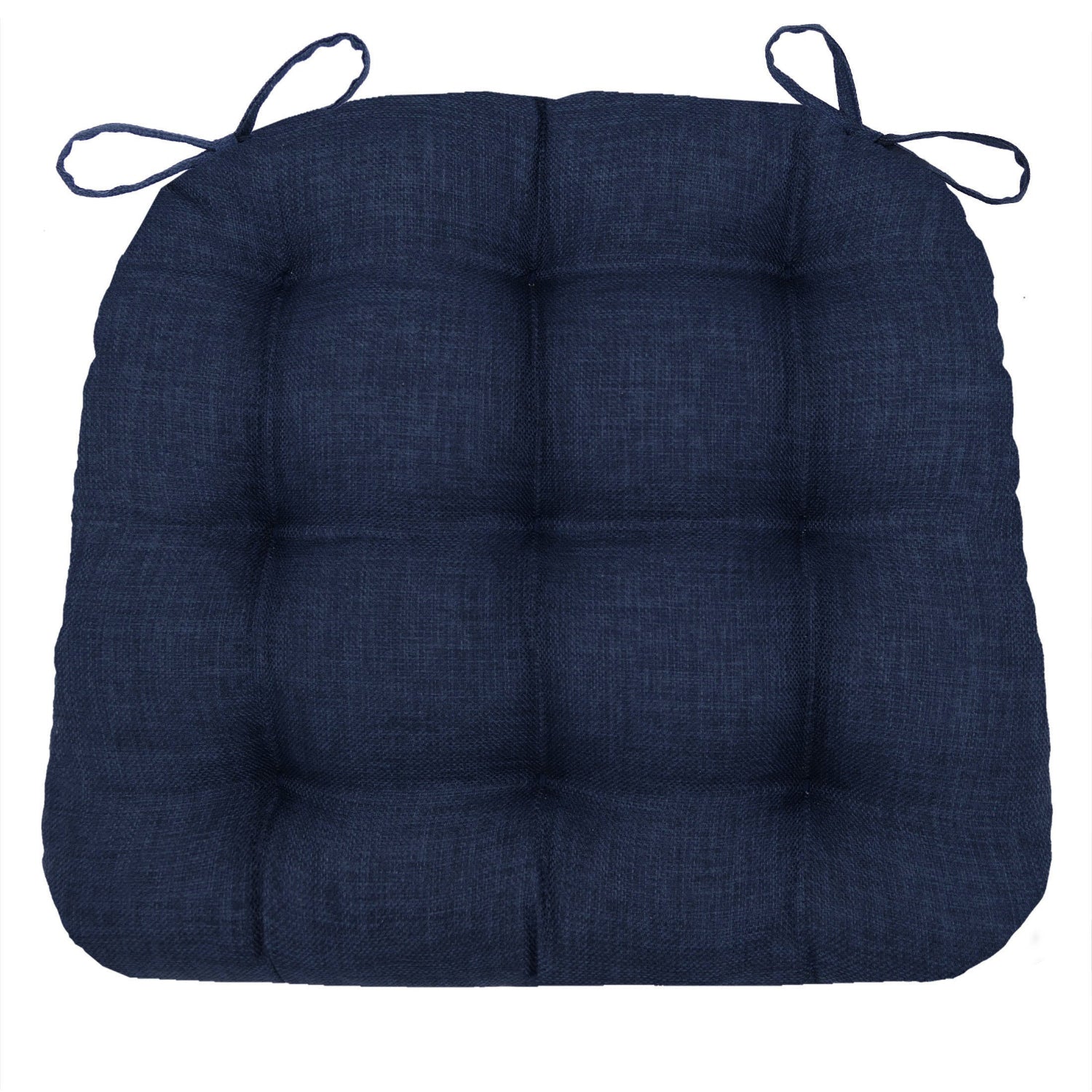 Rave Indigo Blue Indoor / Outdoor Dining Chair Cushions & Patio Chair Cushions | Dark Blue | Midnight Blue