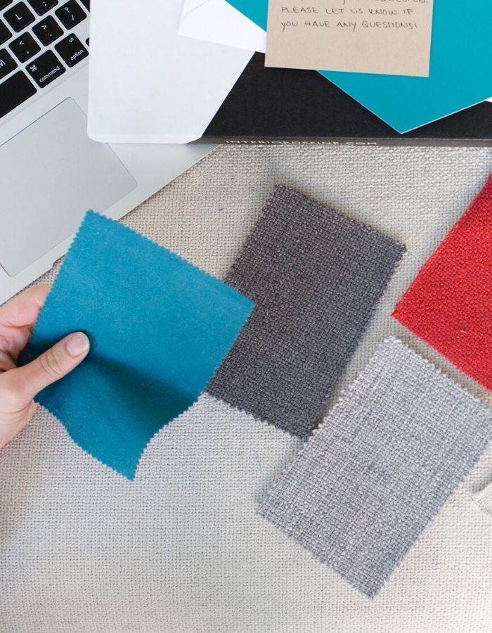 Request a fabric swatch from Barnett Home Decor