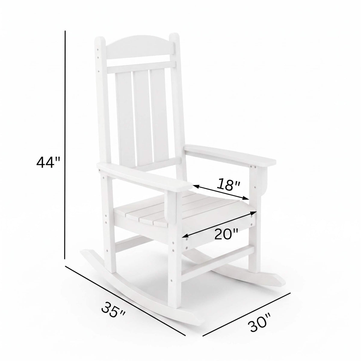 Outdoor Rocking Chair - Callaway Porch Rocker - Weather Resistant