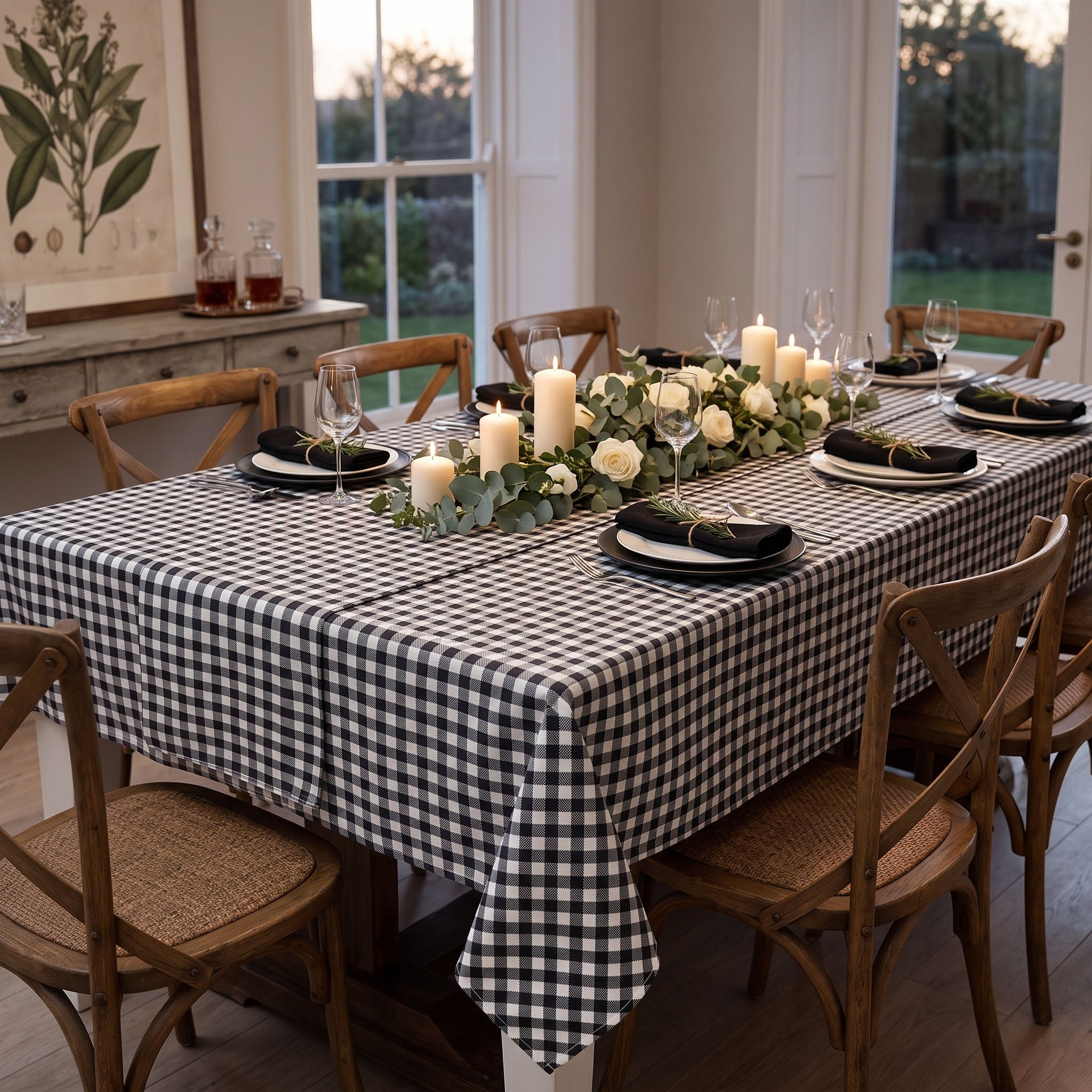 Rectangle Tablecloths - Spill Proof Laminated Cotton
