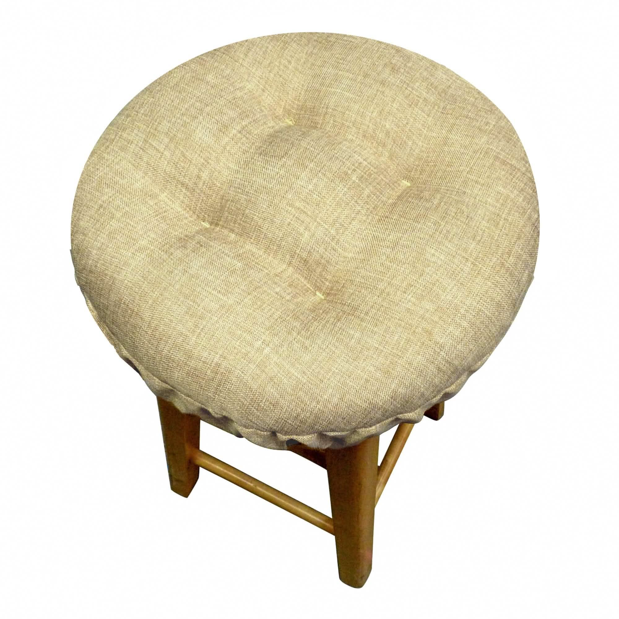 Hayden Beige Barstool Pad - Barnett Home Decor - Beige