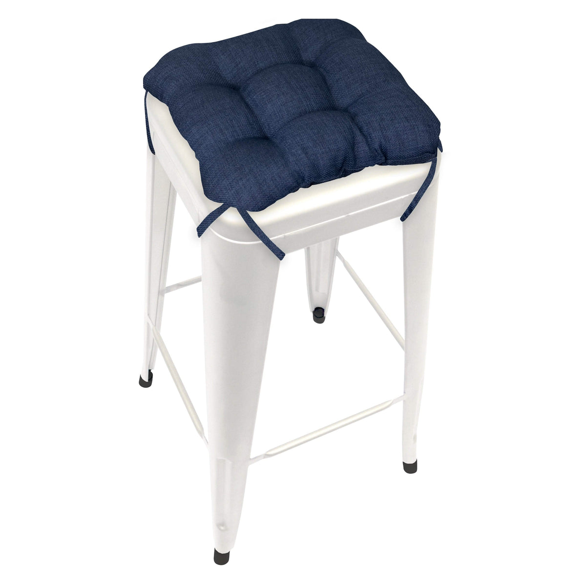 Rave Industrial Square Tolix Stool Cushion - Barnett Home Decor