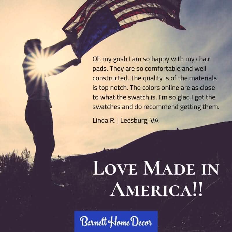 Brisbane Tan Dining Chair Cushions Customer Testimonial