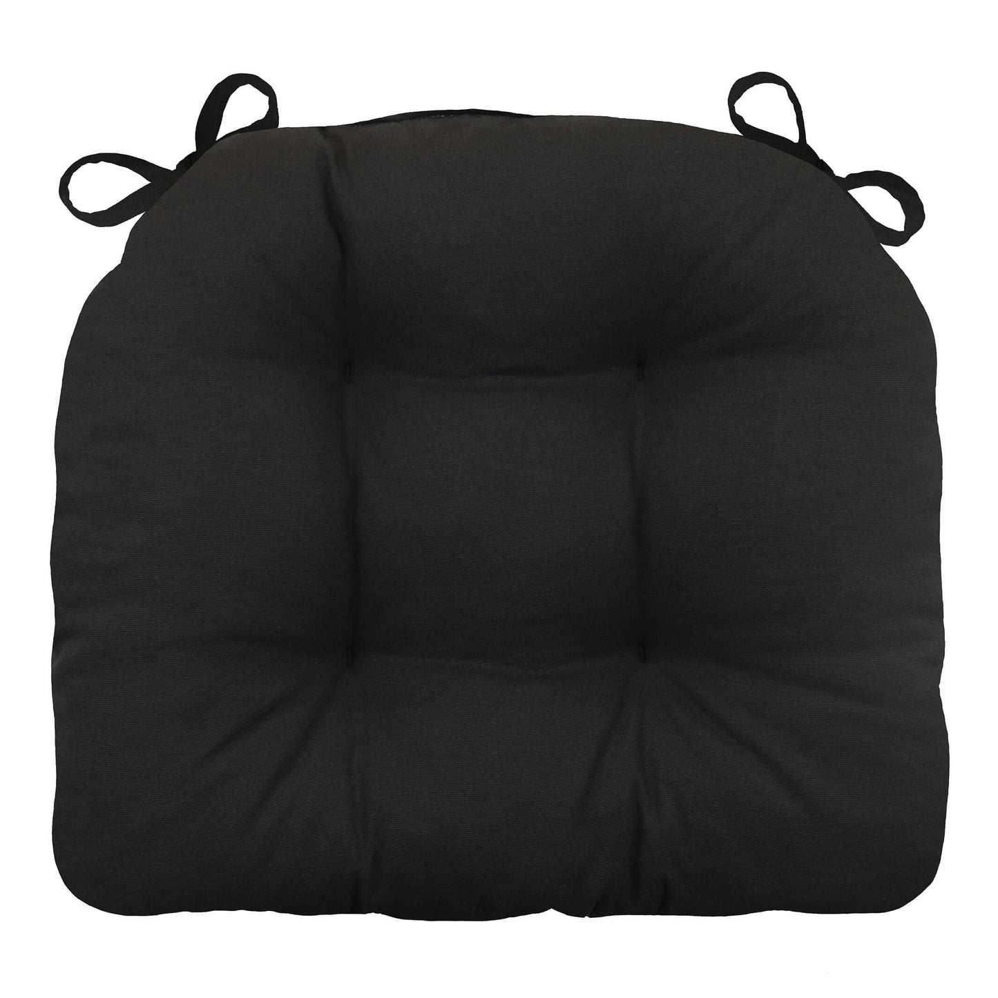 Barnett Home Decor | Cotton Duck Black Extra Thick Chair pad