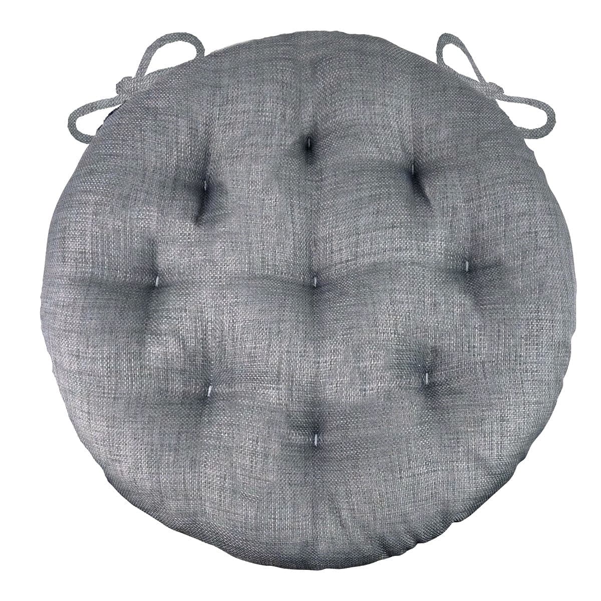Round Garden Chair Pads Seat Cushion for Outdoor Bistros Stool Patio Dining Room Comfy Life Foot Rest, Size: 30x30cm, Gray