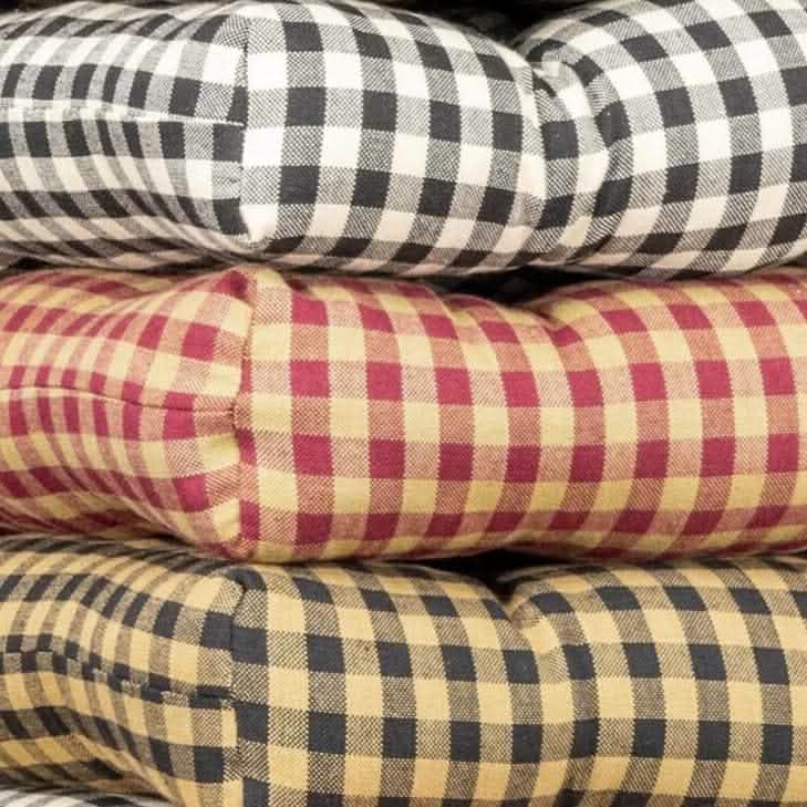 Assortment of Checkers Dining Chair Cushions - Barnett Home Decor