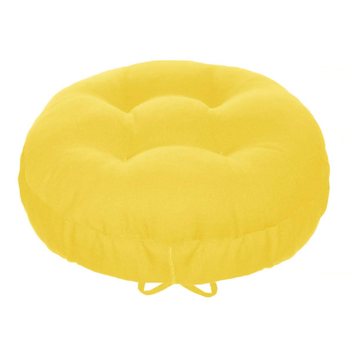 Cotton Duck Yellow Barstool Cover | Barnett Home Decor | Yellow