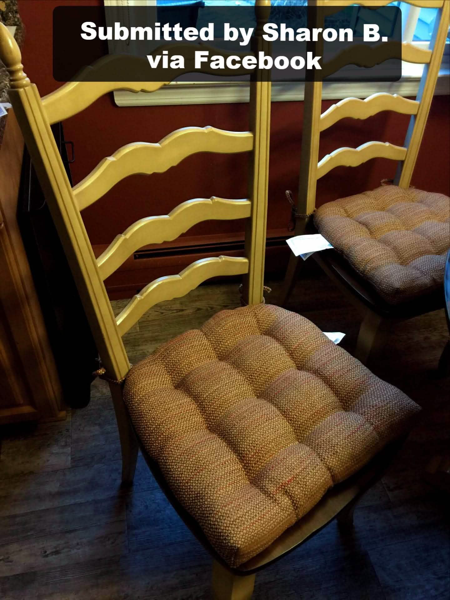 Brisbane Tan Tweed Dining Chair Pads - Latex Foam Fill, Reversible - Made in USA