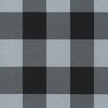 88 Buffalo Check Grey & Black 11 Swatch