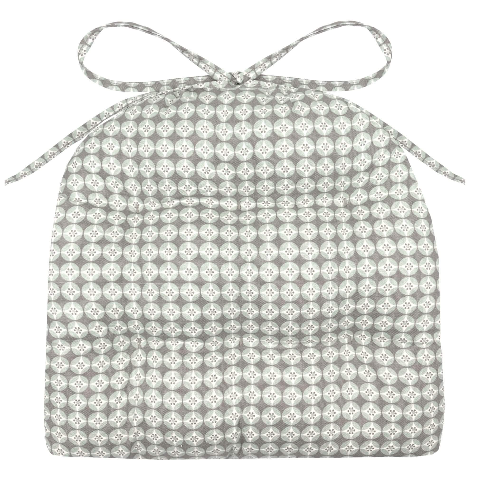 Bliss Industrial Chair Pad | Barnett Home Decor | Blue & Gray