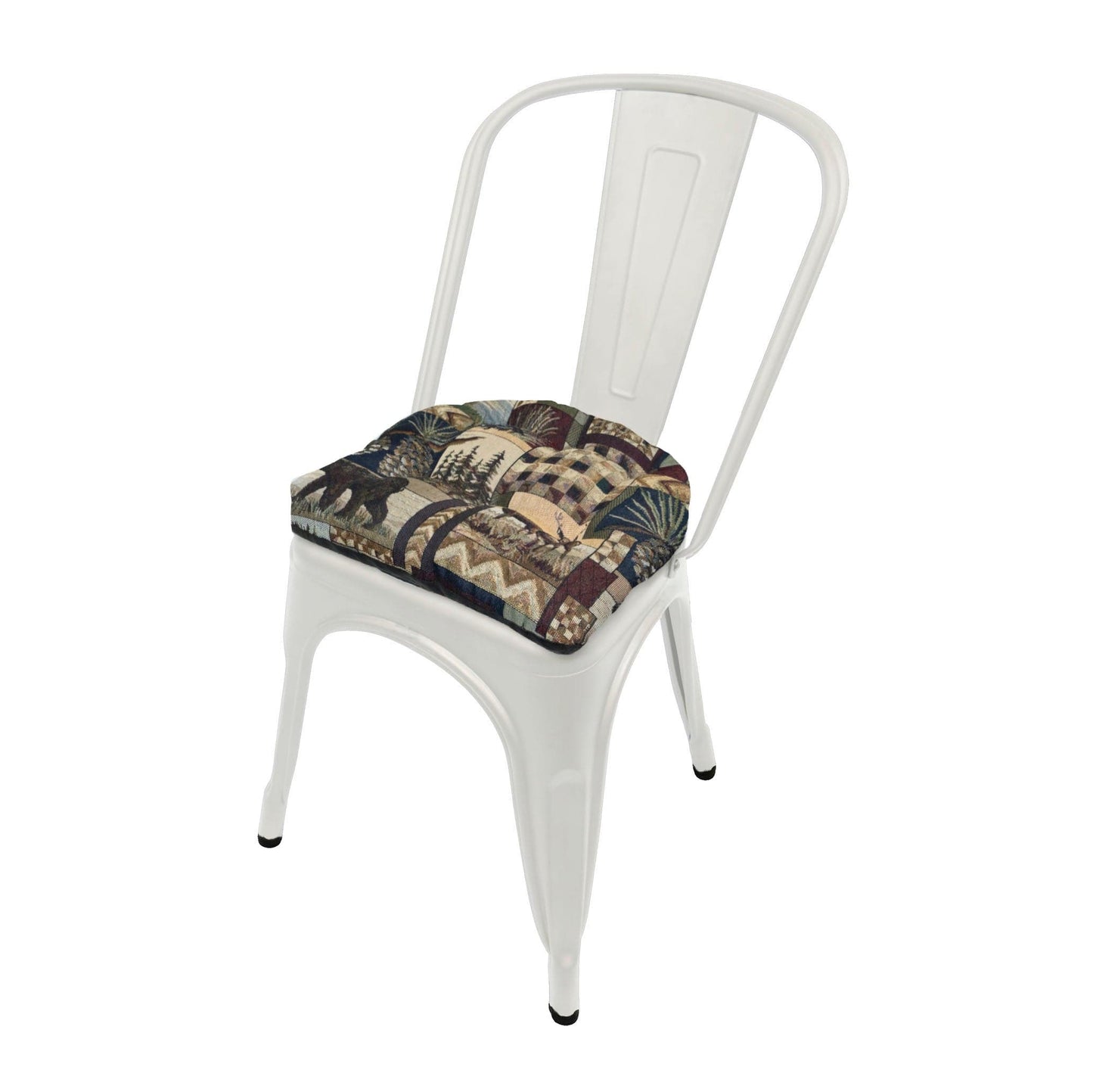 Woodlands Peters Cabin Industrial Chair Cushion - Latex Foam Fill - Barnett Home Decor