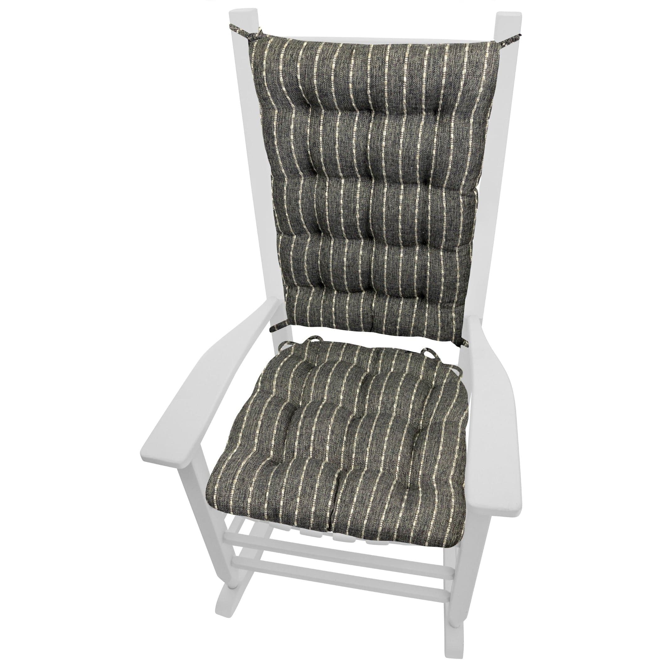 Gray rocking chair cushions sale