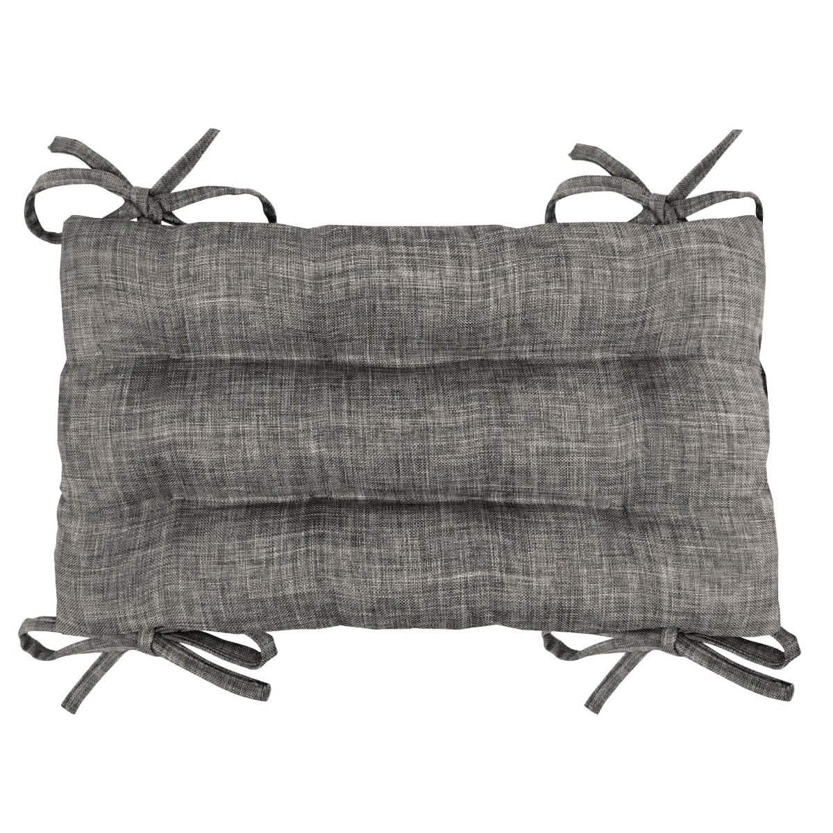 Hayden Grey Saddle Stool Cushions - Barnett Home Decor - Gaucho Stool - Satori Cushions