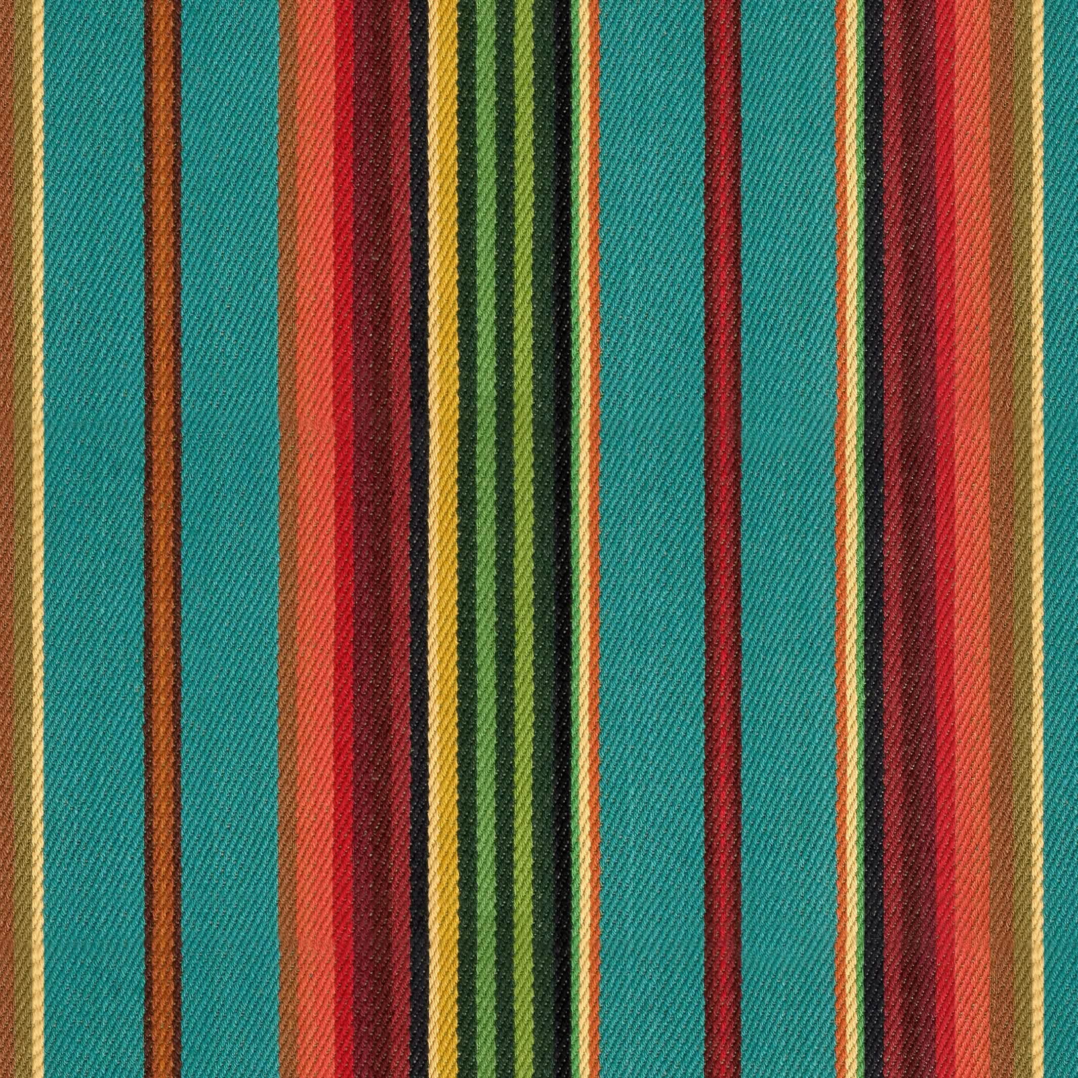 Santa Fe Serape Stripe Decorative Lumbar Pillow - 12 x 24 or 12 x 40 Rectangle Bolster
