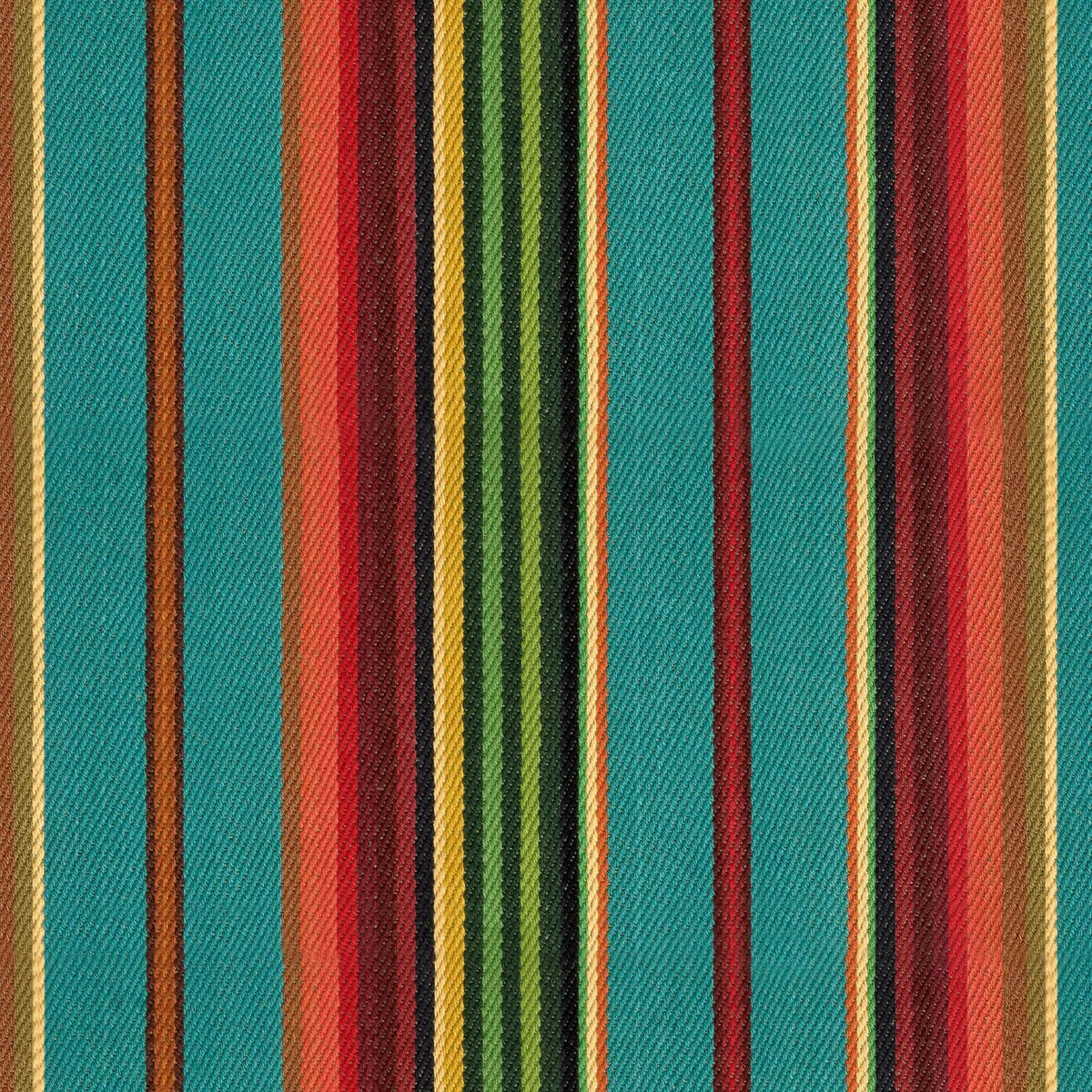 Santa Fe Serape Stripe Square Industrial Bar Stool Cushion - 12" Multi