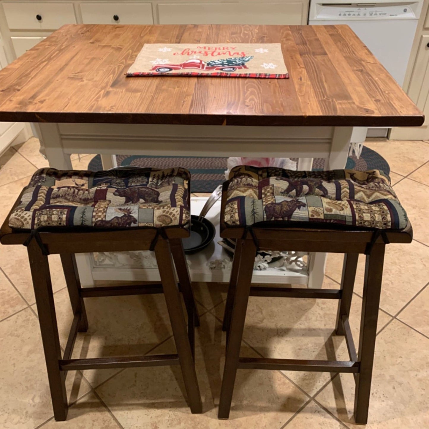 Woodlands Peters Cabin Saddle Stool Cushions - Gaucho Stool / Satori Seat Cushions