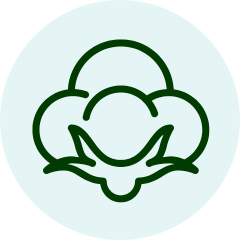 natural cotton icon