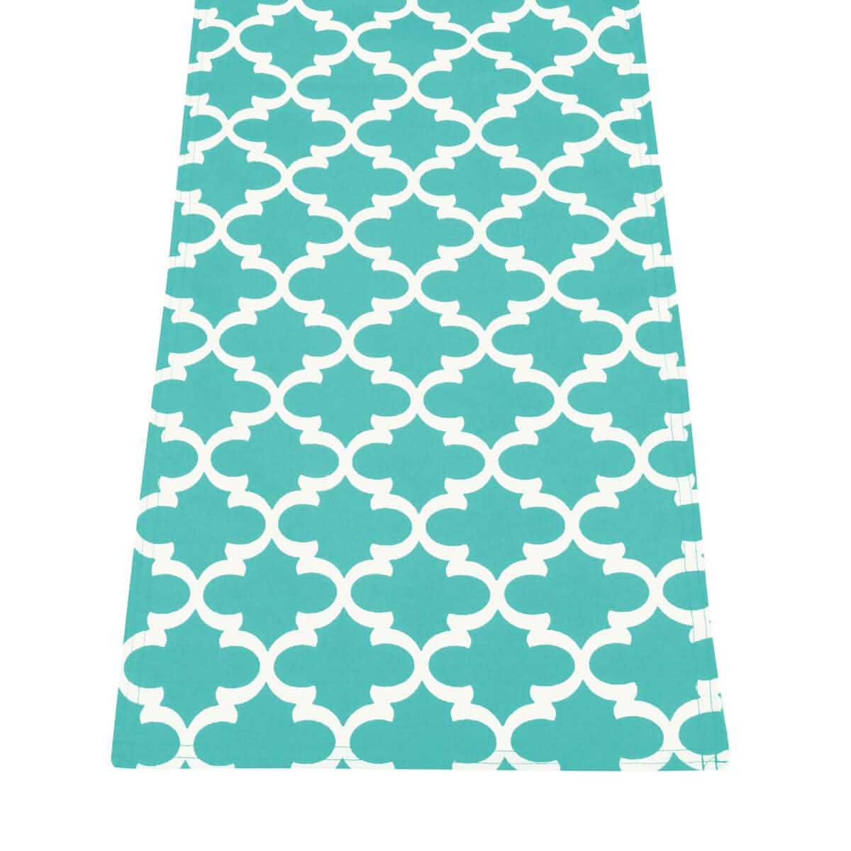 Fulton Ogee Aqua 72" Table Runner - Rectangle