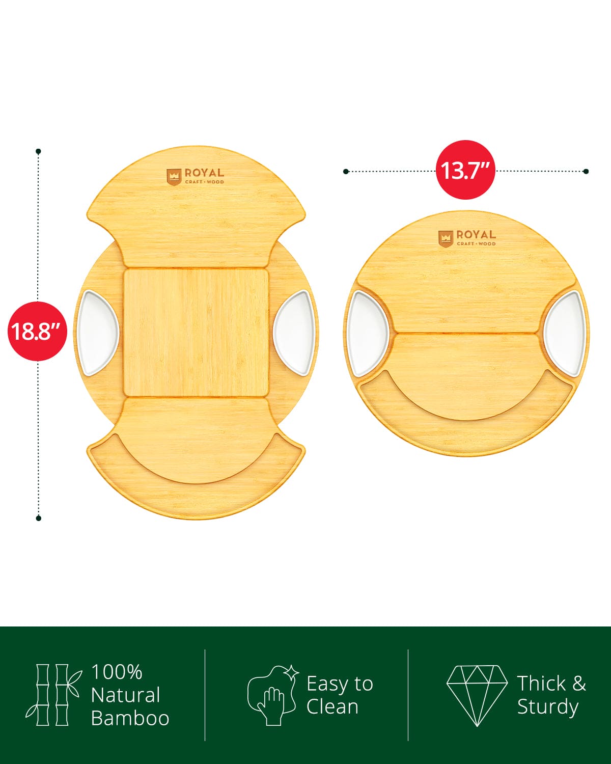 Cheese Board Set, Round - Includes Serving Tools