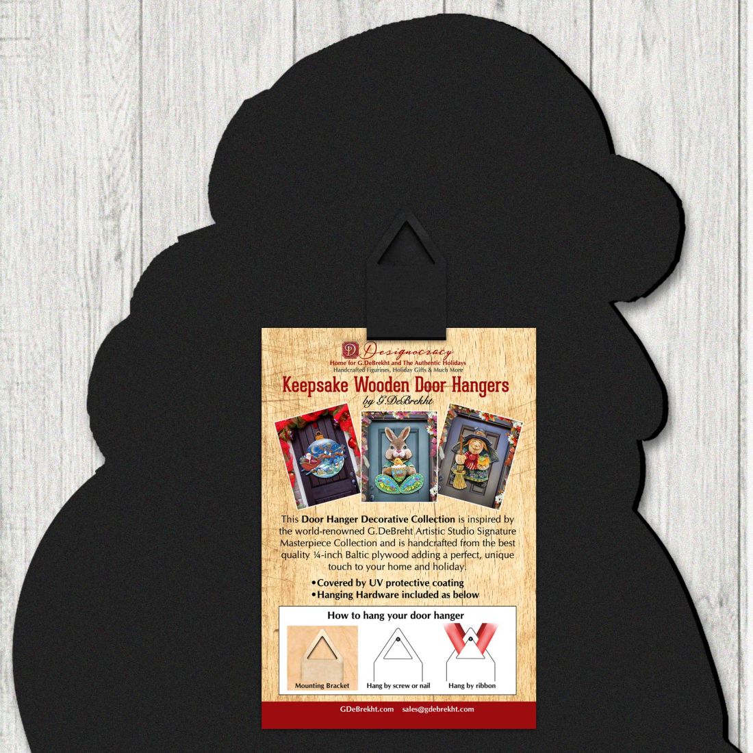 Thanksgiving Cornucopia Door Decor - Fall Pumpkins and Harvest Door Hanger