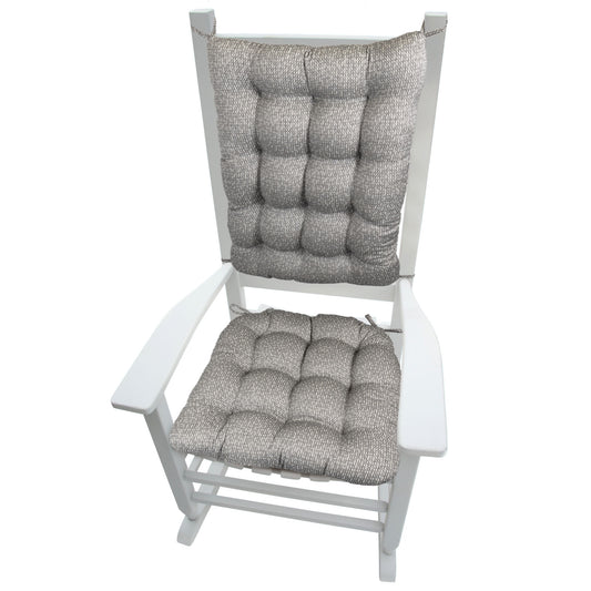 June Grey Rocking Chair Cushions - Latex Foam Fill